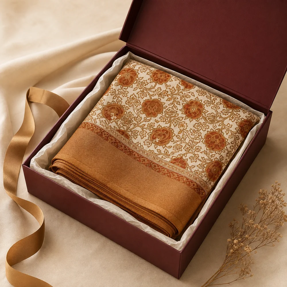Pashmira shawl in presentation box