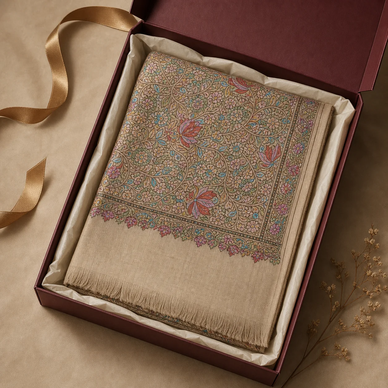 Pashmira gift presentation