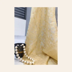 Ivory Noor Jacquard Shawl alternate view