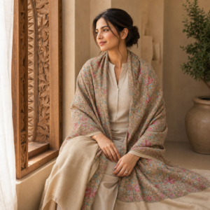 Gulnaar Floral Vine Shawl hover image