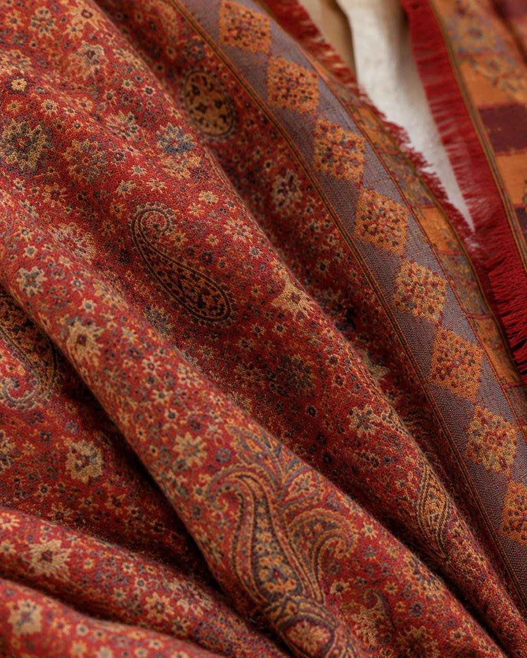 Rangrez Paisley Shawl hover image