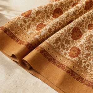 Amber Bloom Border Shawl alternate view