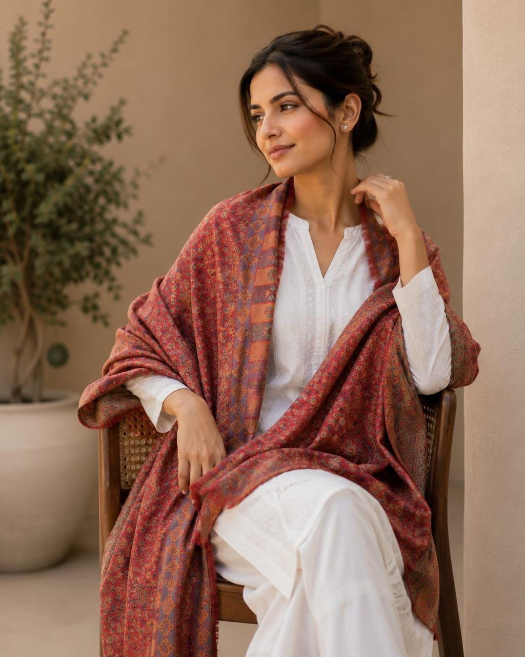 Rangrez Paisley Shawl gallery image 2