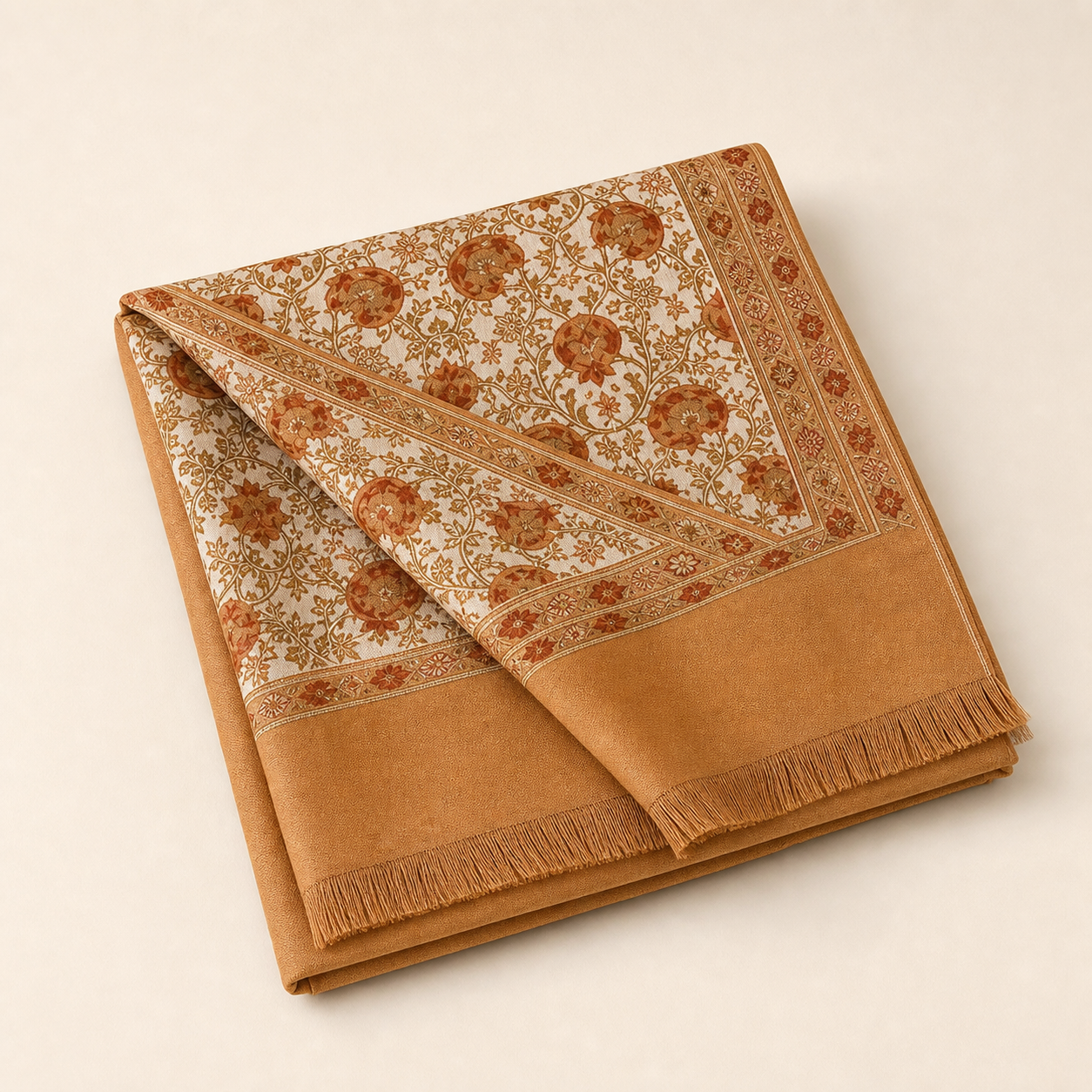Amber Bloom Border Shawl gallery image 3