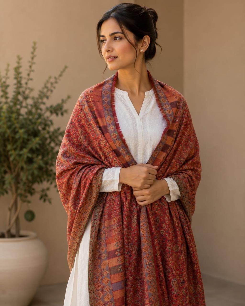 Rangrez Paisley Shawl gallery image 3