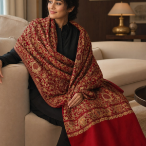 Surkh Gold Accent Shawl hover image